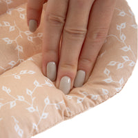 BABYJEM BREASTFEEDING PILLOW SALMON COLOR FLOWER_5