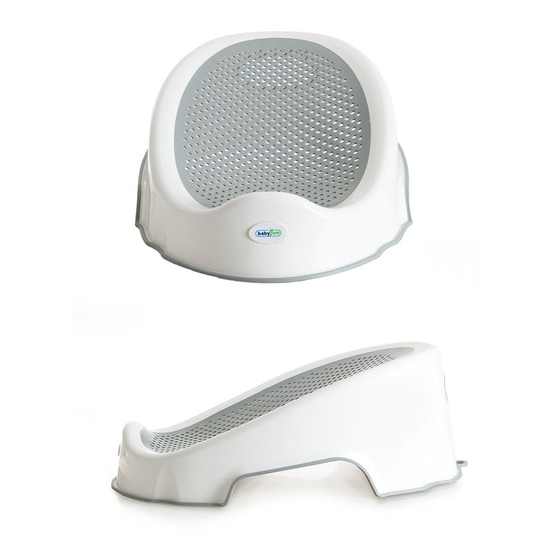 BABYJEM BABY BATH SUPPORT WITH SOFT TOUCH MATERIAL / WH?TE COLOR