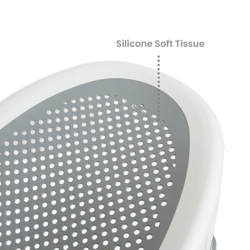 BABYJEM BABY BATH SUPPORT WITH SOFT TOUCH MATERIAL / WH?TE COLOR