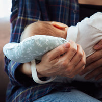 BABYJEM BREASTFEEDING PILLOW MINT FLOWER_3