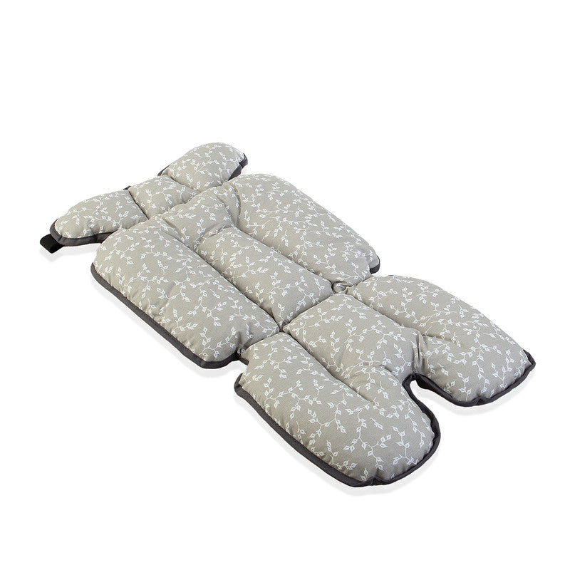 BABYJEM STROLLER AND HIGH CHAIR PAD GRAY FLOWER