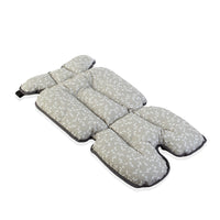 BABYJEM STROLLER AND HIGH CHAIR PAD GRAY FLOWER_1