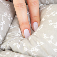 BABYJEM STROLLER AND HIGH CHAIR PAD GRAY FLOWER_5