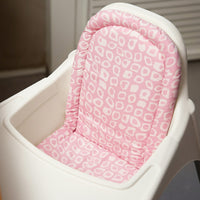 BABYJEM HIGH CHAIR PAD / PINK SQUARE DESIGN_4