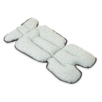 BABYJEM STROLLER AND HIGH CHAIR PAD BLUE FLOWER_1