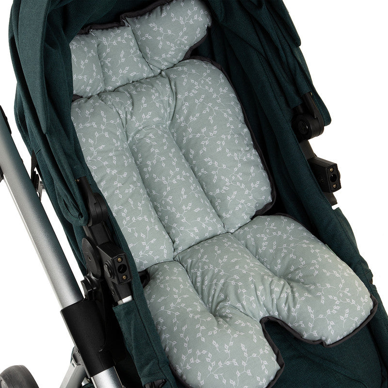 BABYJEM STROLLER AND HIGH CHAIR PAD BLUE FLOWER