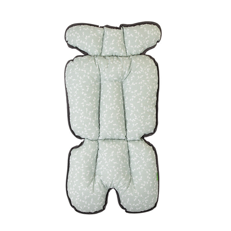 BABYJEM STROLLER AND HIGH CHAIR PAD BLUE FLOWER