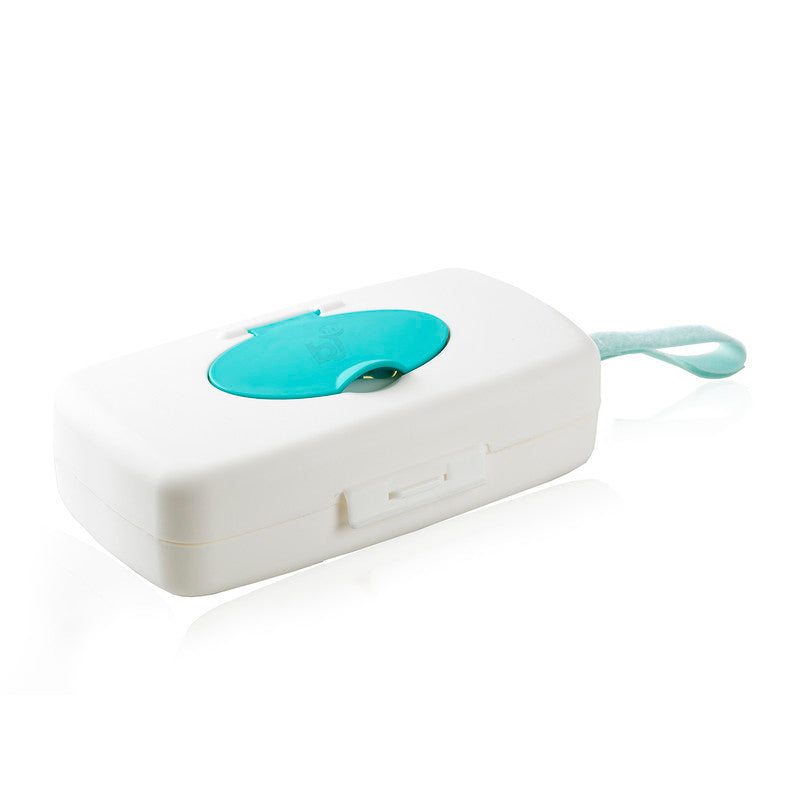 BABYJEM WET TOWEL BOX / TURQUISE & WHITE