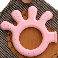 BABYJEM BABY TEETHERING GLOVES /OCTOPUS / PINK_3