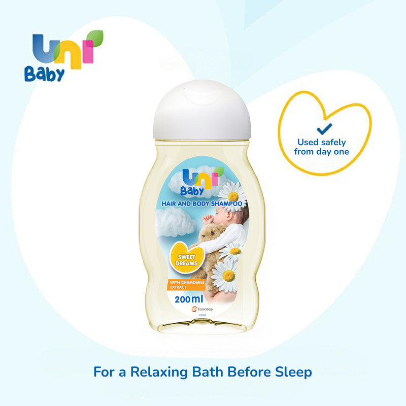 Uni Baby Sweet Dreams Hair and Body Shampoo 200 ml