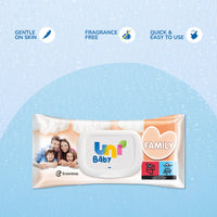 Uni Baby Family Wipes - 100 pcs_3