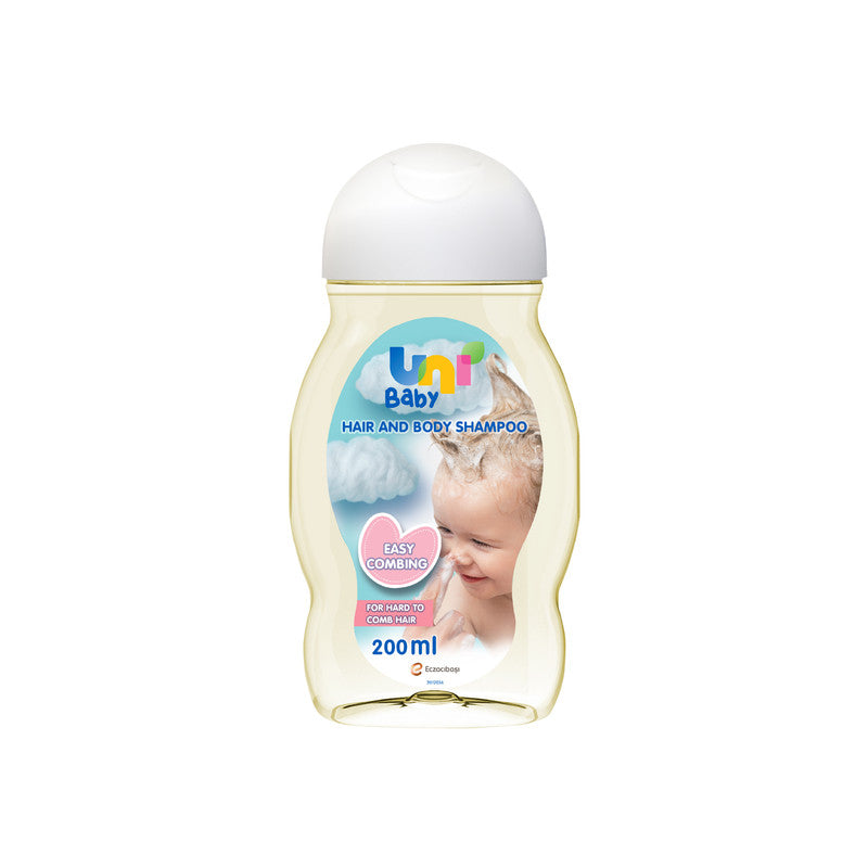 Uni Baby Easy Combing Hair and Body Shampoo 200 ml