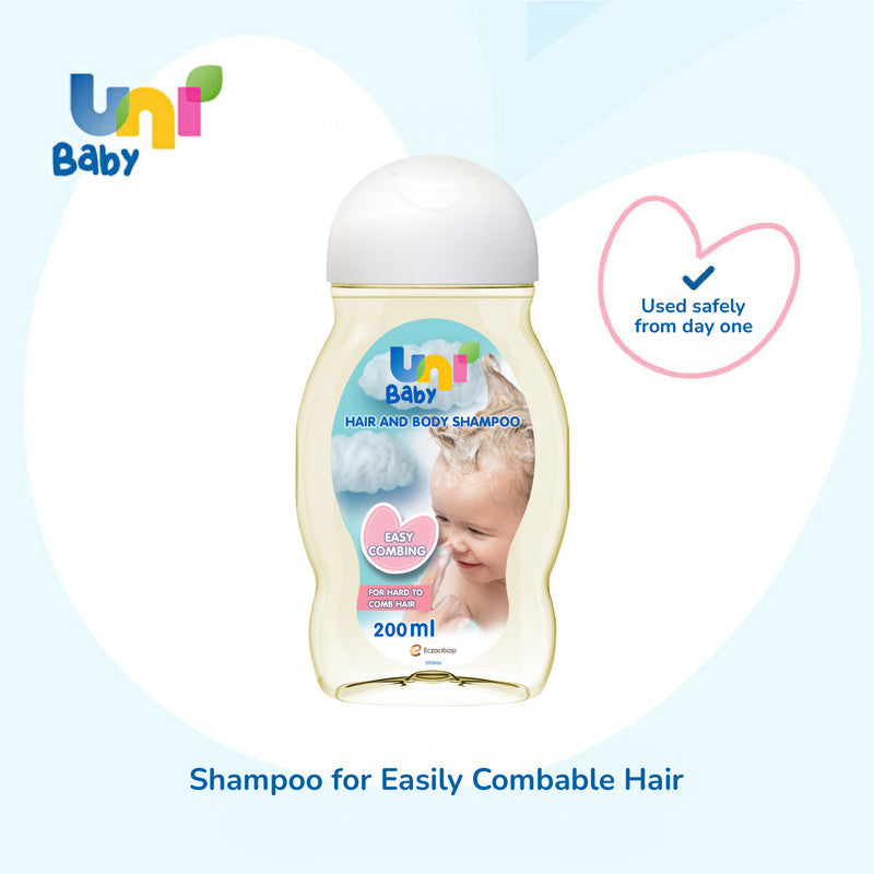 Uni Baby Easy Combing Hair and Body Shampoo 200 ml