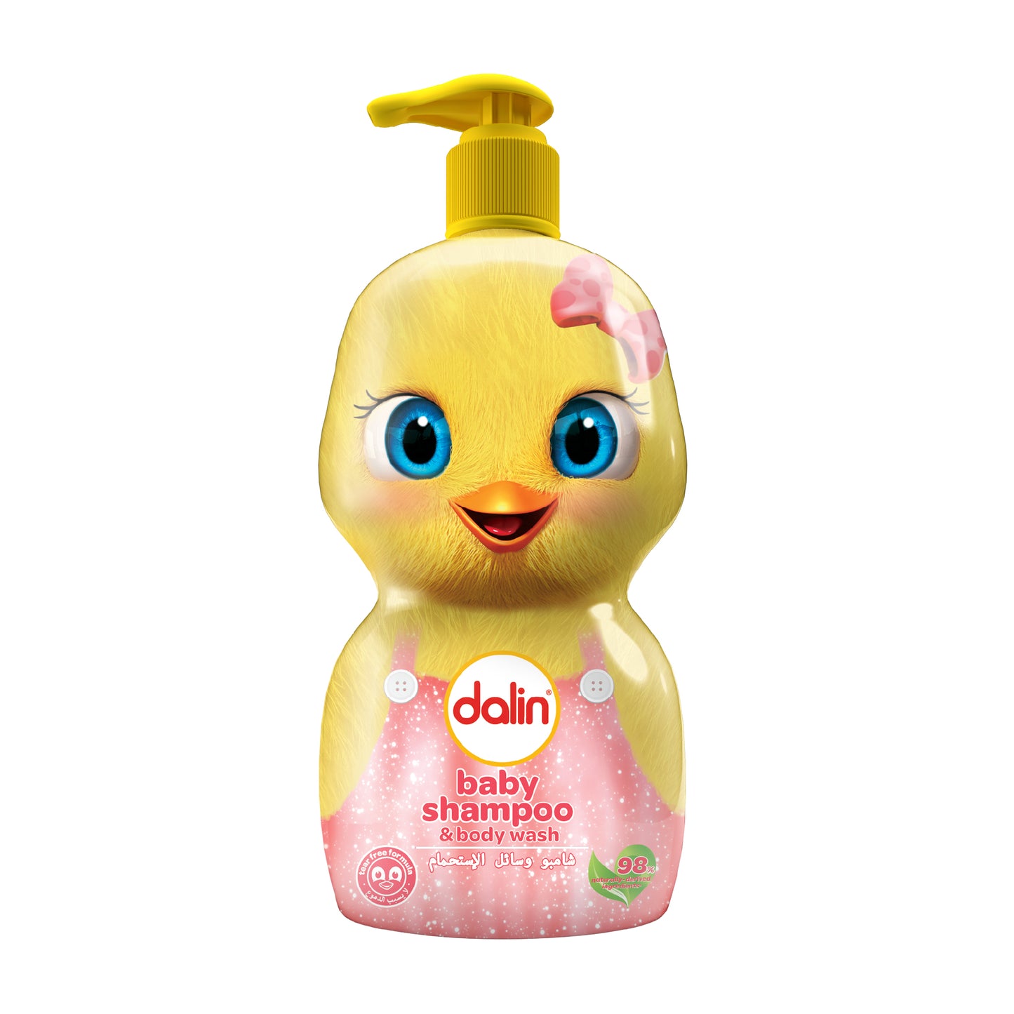 Dalin Baby Shampoo & Body Wash 500 ML - Pink