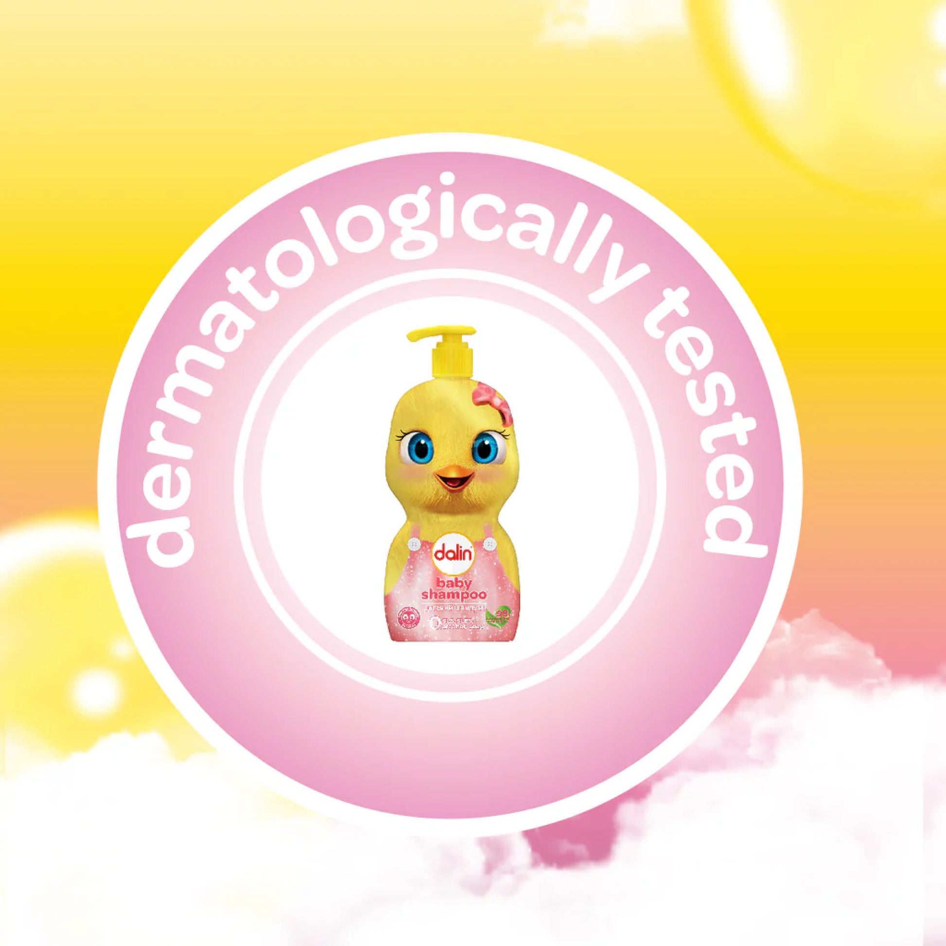 Dalin Baby Shampoo & Body Wash 500 ML - Pink