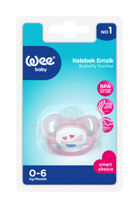 Wee Baby - Butterfly Orthdontic Teat Soother 0-6 Months