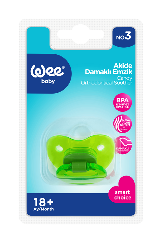 Wee Baby - Candy Body Orthodontic Soother 0-6 Months