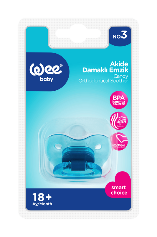 Wee Baby - Candy Body Orthodontic Soother 0-6 Months