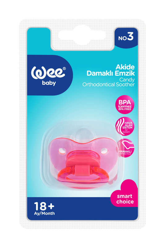 Wee Baby - Candy Body Orthodontic Soother 6-18 Months