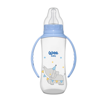 /arwee-baby-pp-feeding-bottles-with-grip-270-ml-6-18-months-pack-of-2-assorted-colors-colors-design