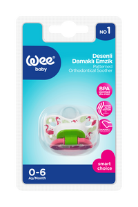 Wee Baby - Patterned Body Orthodontic Soother 0-6 Months