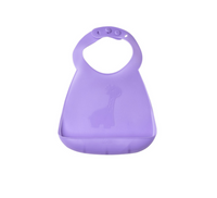 Wee Baby -Silicone Bib Pack of 4, Assorted Colors_3