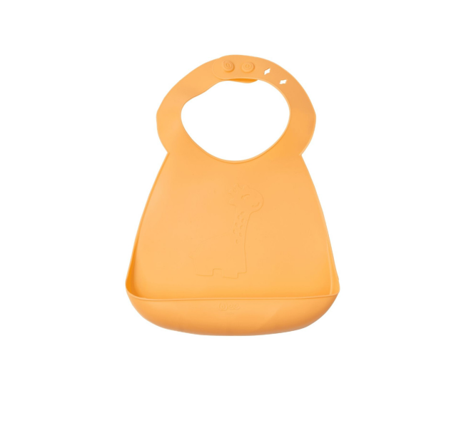 Wee Baby -Silicone Bib Pack of 4, Assorted Colors