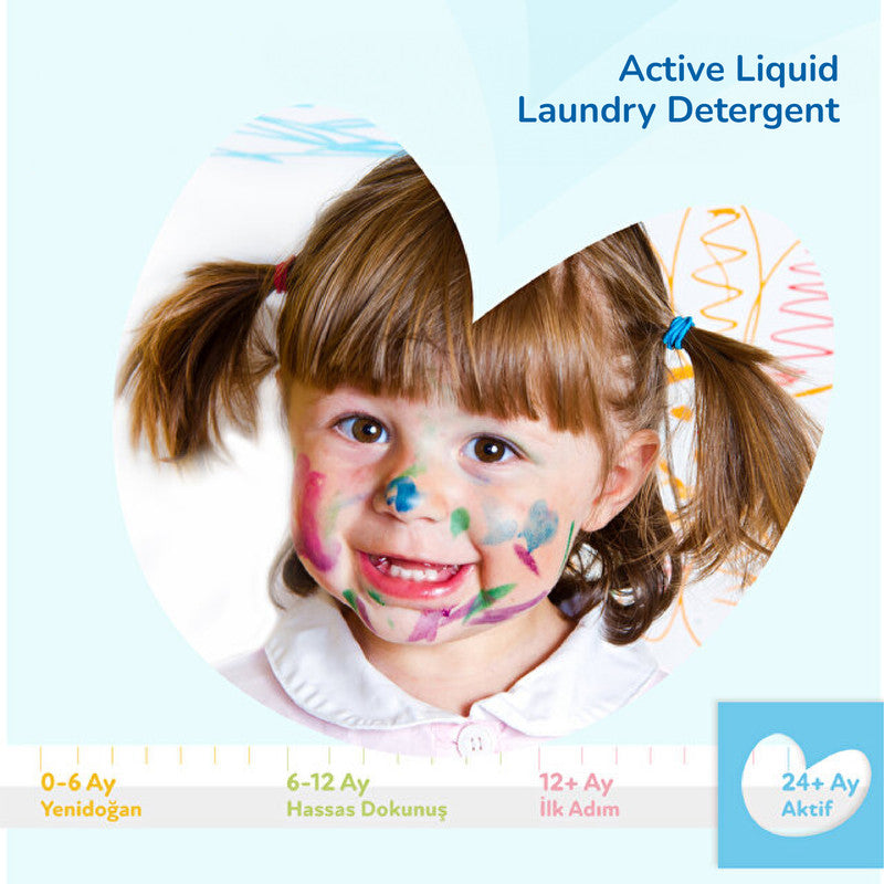 Uni Baby Active Laundry Detergent 1500ml