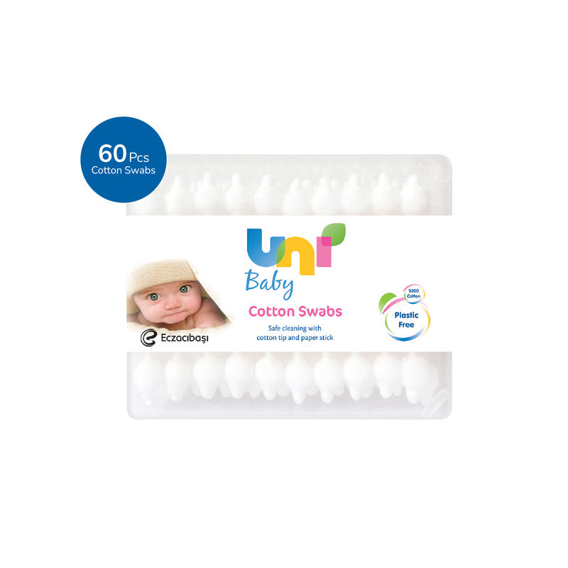 Uni Baby Cotton Swab 60 pcs