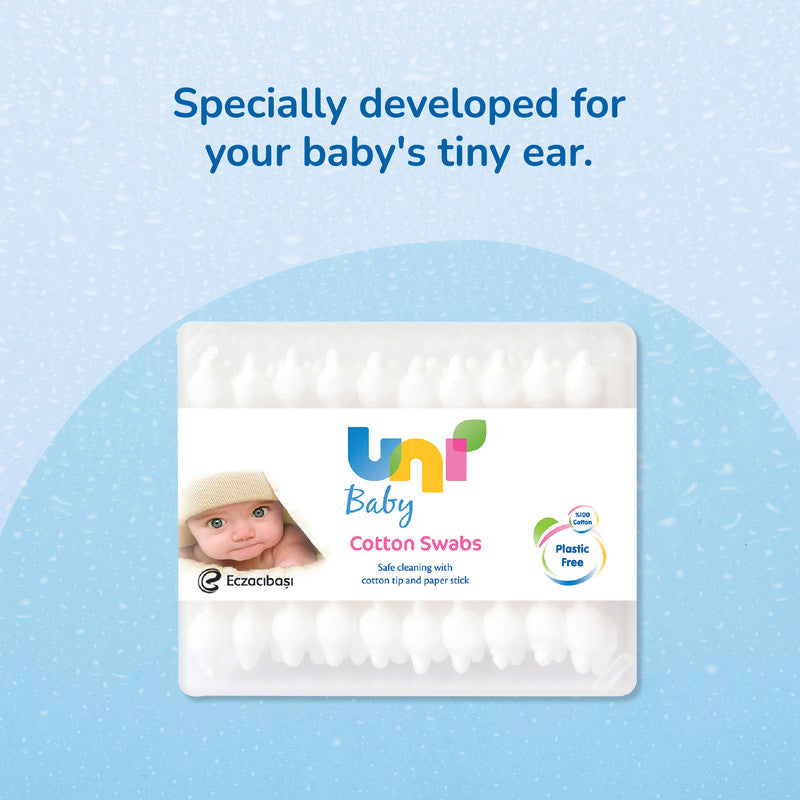 Uni Baby Cotton Swab 60 pcs