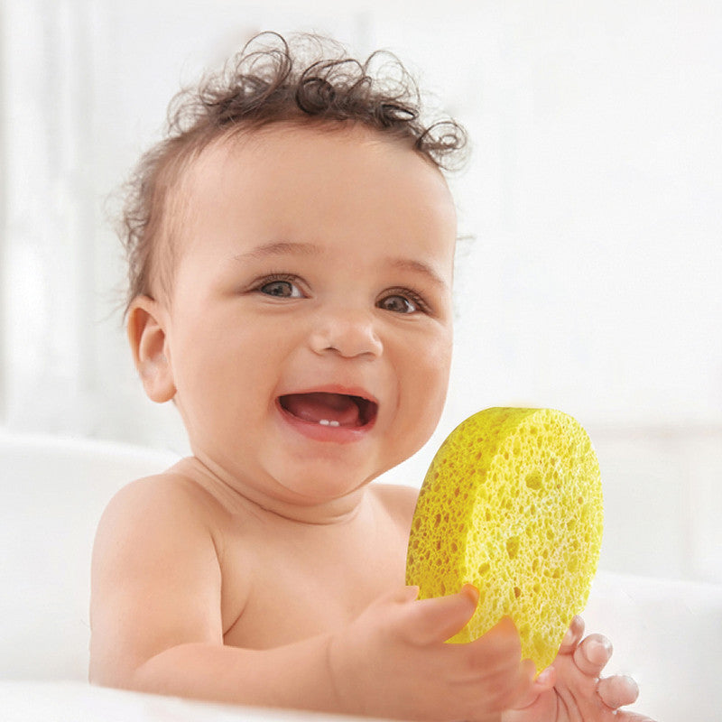 BABYJEM NATURAL BATH SPONGE / YELLOW