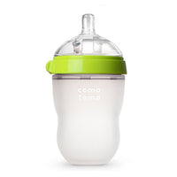 Comotomo - Natural Feel Baby Bottle (Single Pack) - Green & White,250 ml_1