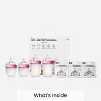 Comotomo - Baby Bottle Bundle Pink_11