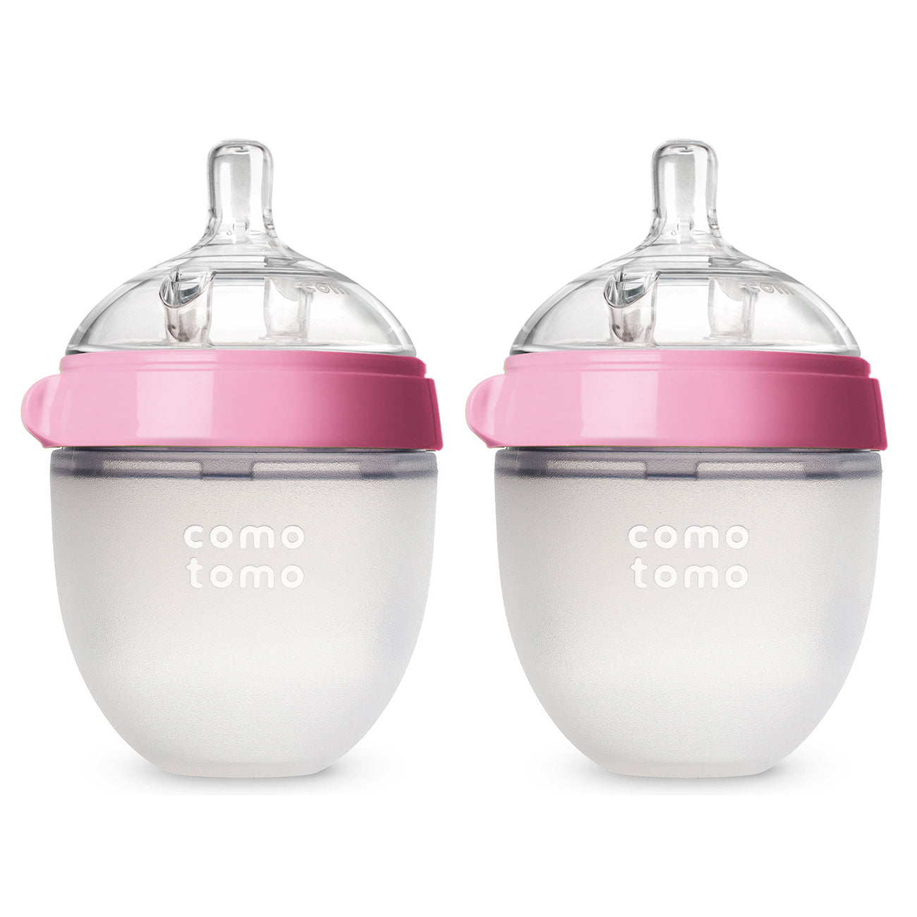 كوموتومو - مجموعة زجاجات الأطفال باللون الوردي
