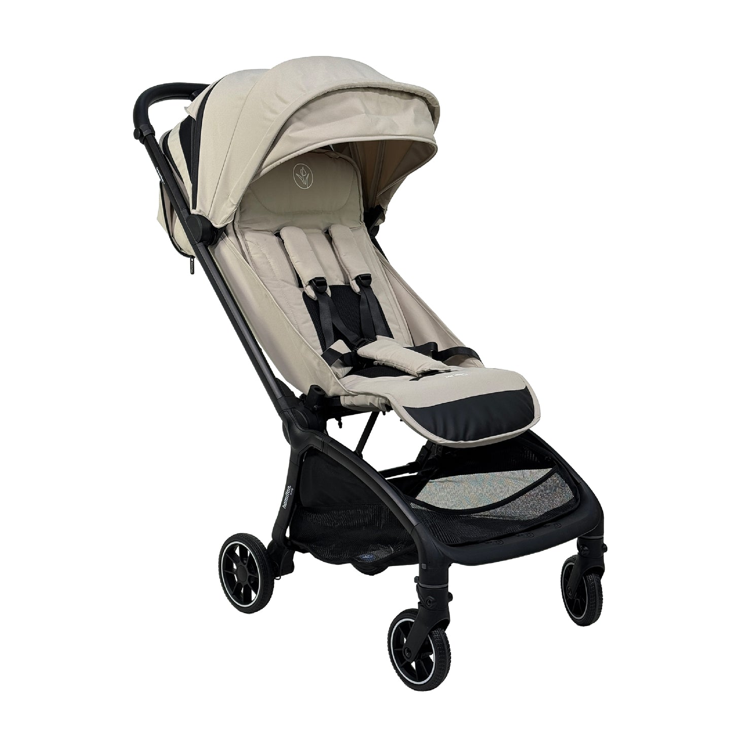 Hamilton by Yoop Traveller Basic (Black Frame) Baby Stroller - Khaki