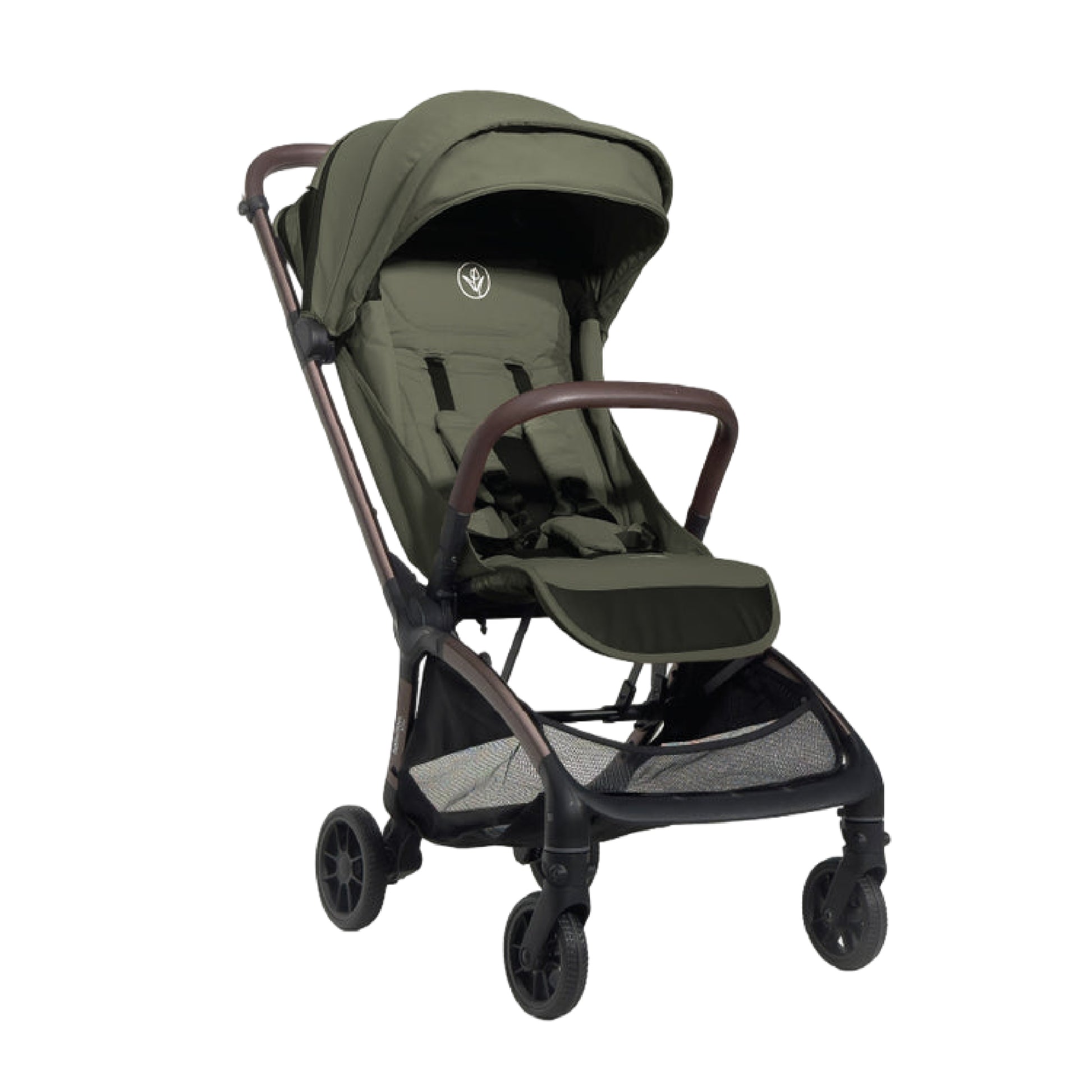 Hamilton by Yoop Traveller Premium (Bronze Frame) Baby Stroller - Olive Green