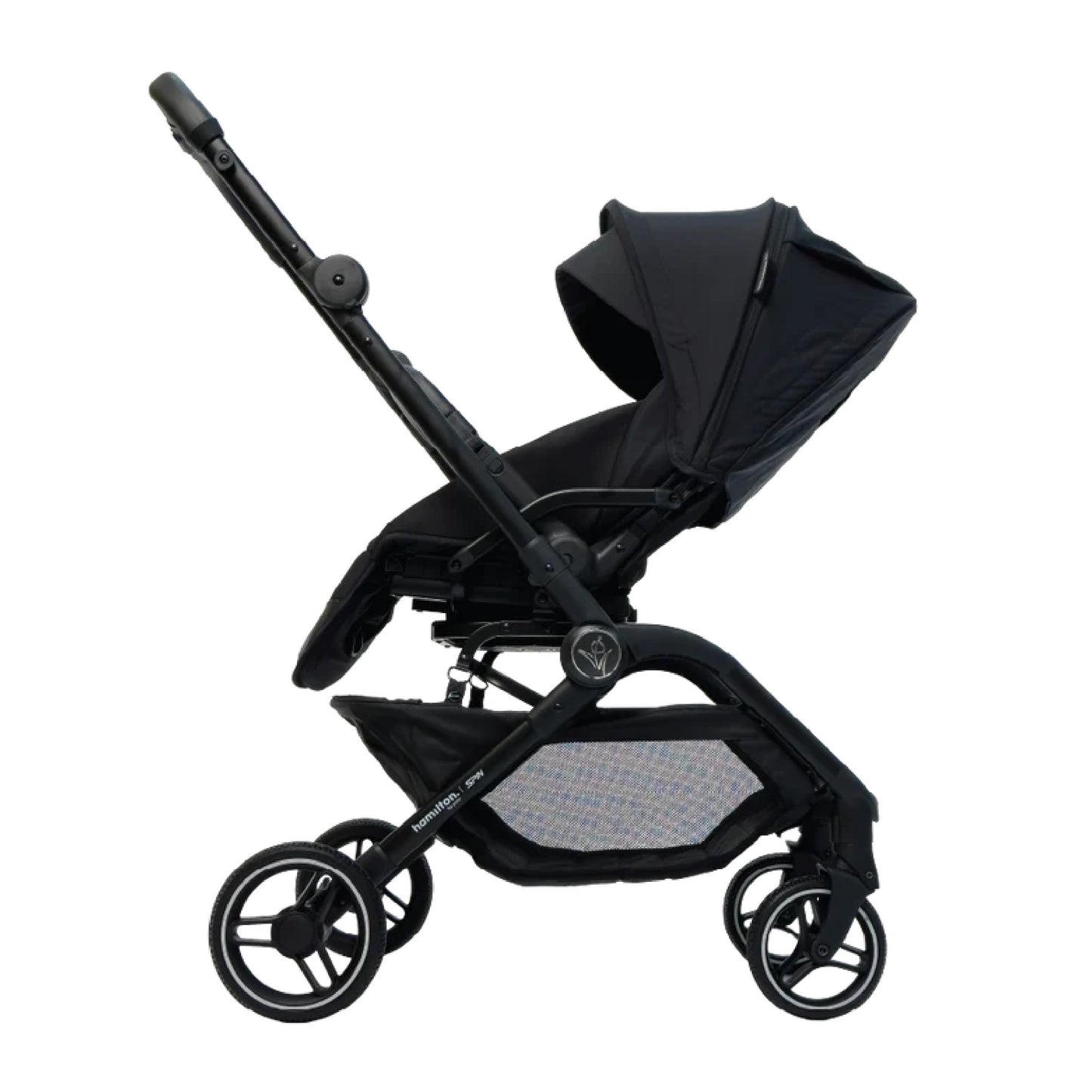 Hamilton by Yoop Spin (Black Frame) Baby Stroller - Black