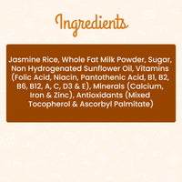 Simply Fils Baby Cereal with Jasmine Rice & Milk 10 Single Serve Infant Cereal Sachets, 6-36 Months, Fortified with Vitamins & Minerals-250gm_3