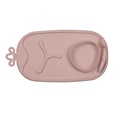 b-box-roll-go-mealtime-mat-baby-and-toddler-feeding-mat-3-section-divider-and-bowl-fits-most-highchairs-and-travel-friendly-blush-pink