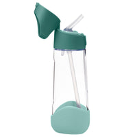 b.box TritanTM Drink & Water Bottle | Easy Grip Bottle and Leakproof Lid | Cool Modern Child Friendly Design, Best for After Sippy Cup | 600ml/20 (emerald forest)_1