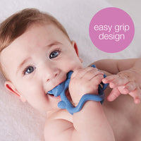 b.box Wrist Teether – Lullaby Blue | Soft Silicone Teething Toy for Babies | Hands-Free Soothing Relief | Easy Wear Design | 3m+ | LULLABY BLUE _4