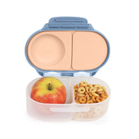 b.box Snackbox | Mini Bento Lunch Box with 2 Leakproof Compartments | Ideal for Toddlers, Kids Lunch & Snacks | Fits Whole Piece of Fruit | BPA Free_1