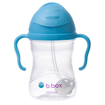 b-box-sippy-cup-drink-from-any-angle-fliptop-weighted-straw-leak-proof-easy-grip-bpa-free-dishwasher-safe-from-6m-240ml-8-oz-blueberry-blue