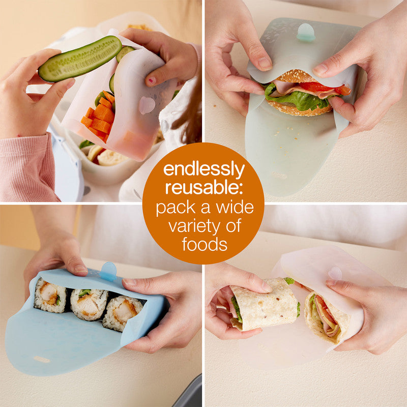 B.Box Silicone Lunch Pocket - forest