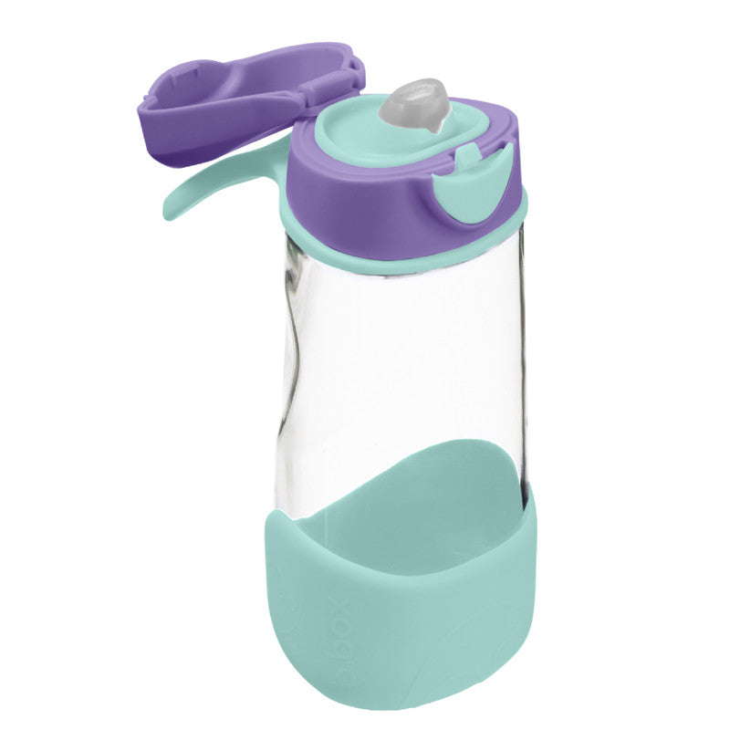 b.box Sport Spout Drink & Water Bottle | Easy Grip Bottle and Leakproof Lid | Cool Modern Child Friendly Design, Tilt and Sip | 450ml/15