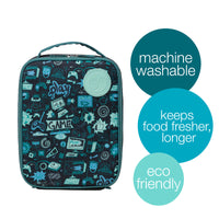 b.box Flexi Insulated Lunch Bag for Kids - Recycled Polyester, Machine Washable, Fits b.box Lunch Combos, Leak-Resistant with Mesh Pocket for Ice Pack - Eco-Friendly & Durable, MVP_6