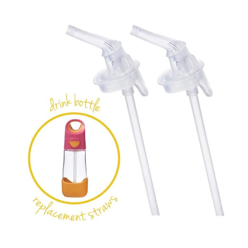 B.Box Tritan Drink Bottle Replacement Straw Pack