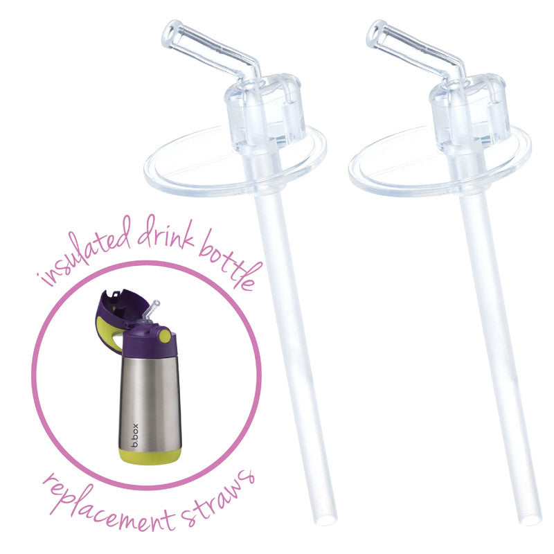 B.Box Insulated Drink Bottle Straw Pack