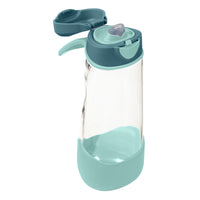 b.box Sport Spout Drink & Water Bottle | Easy Grip Bottle and Leakproof Lid | Cool Modern Child Friendly Design, Tilt and Sip | 600ml/20(emerald forest)_1