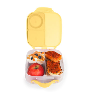 /arb-box-mini-lunchbox-bento-box-with-3-compartments-2-leakproof-ideal-for-toddlers-kids-lunch-snacks-fits-whole-piece-of-fruit-bpa-free-lemon-twist